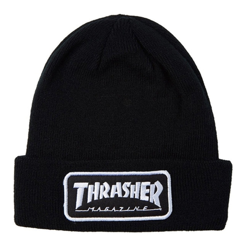 Thrasher Logo Patch Beanie