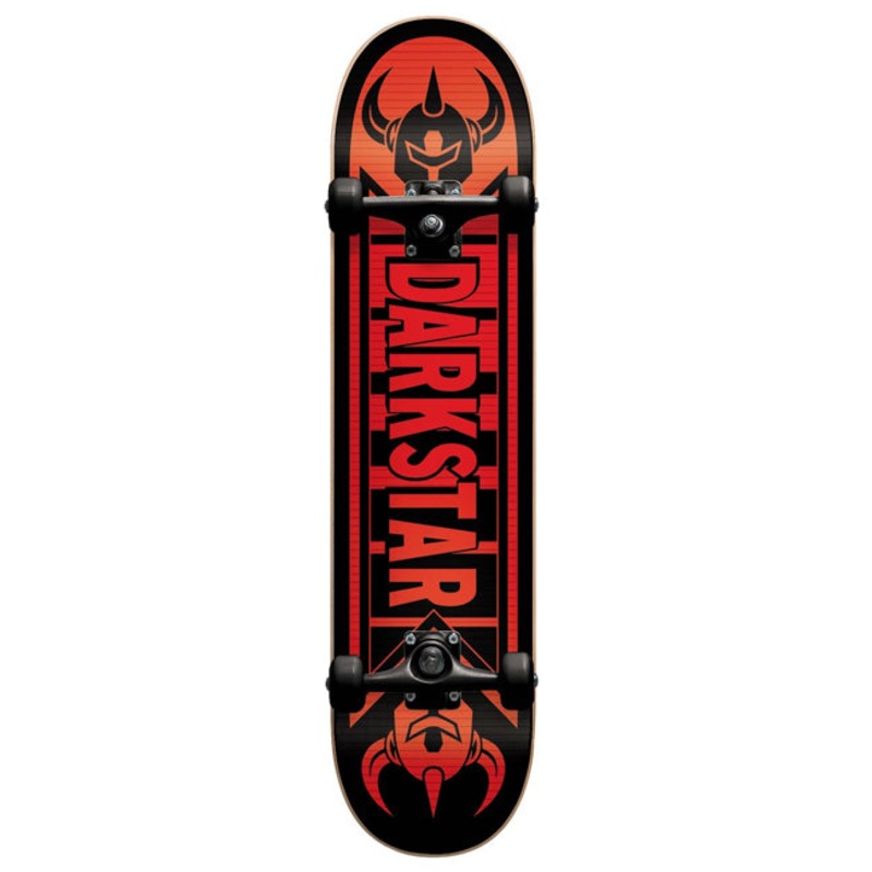 Dark Star Faded Premium Red Black Complete 7.375" Skateboard