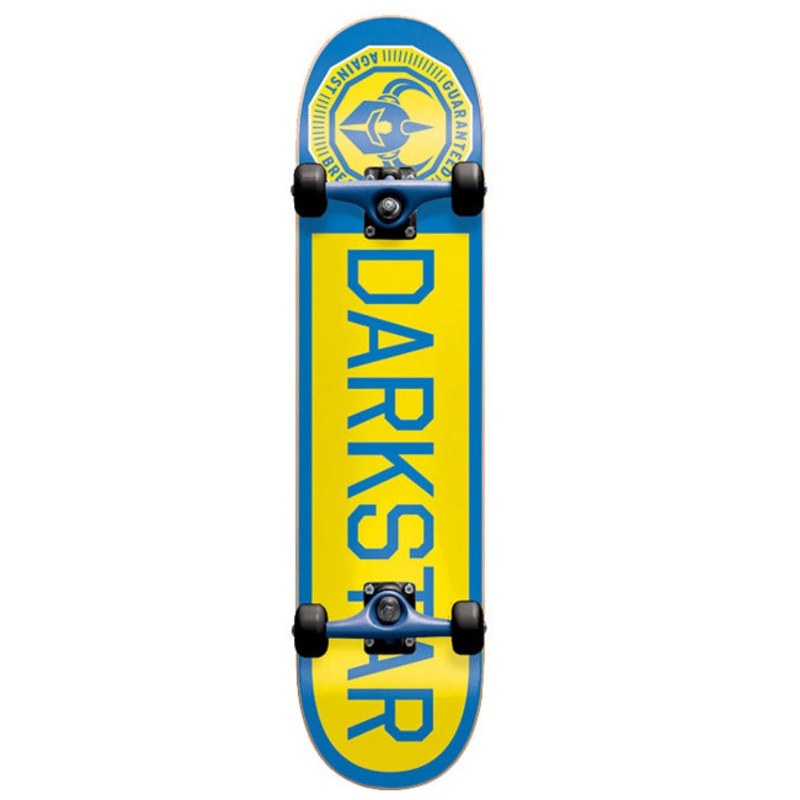 Dark Star Timeworks Yellow Blue Complete 7.375" Skateboard