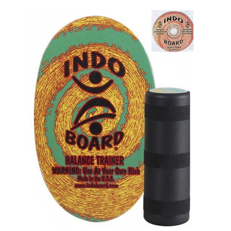 Indo Board Original Rasta Swirl (includes medium roller & DVD)