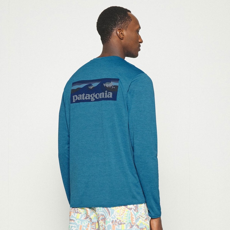 Patagonia Cap Cool Daily Graphic Long Sleeve T-Shirt - Waters