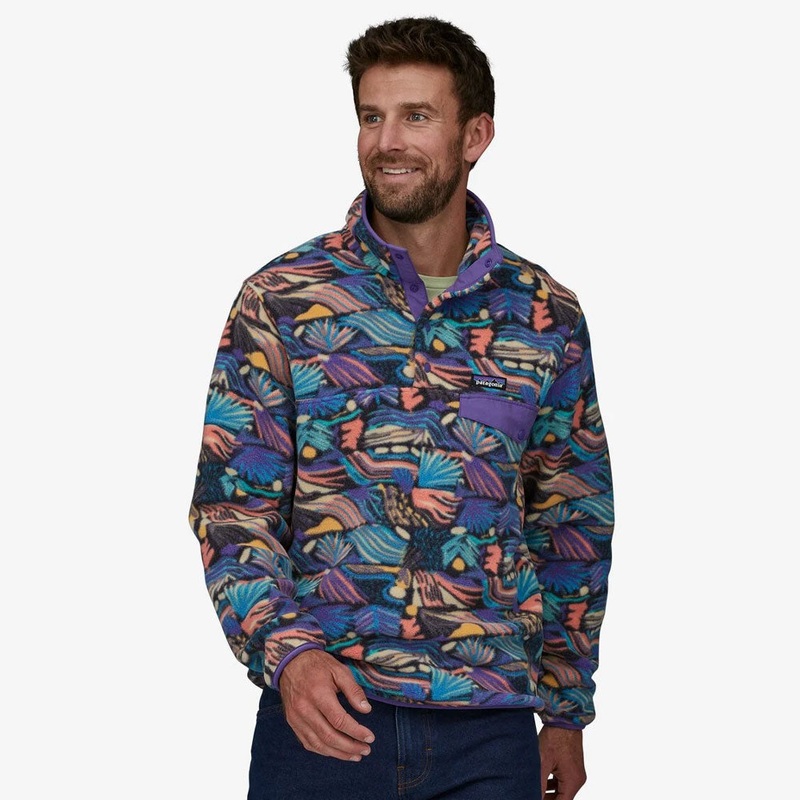 Patagonia Lightweight Synch Snap T Pullover - Joy Pitch Blue