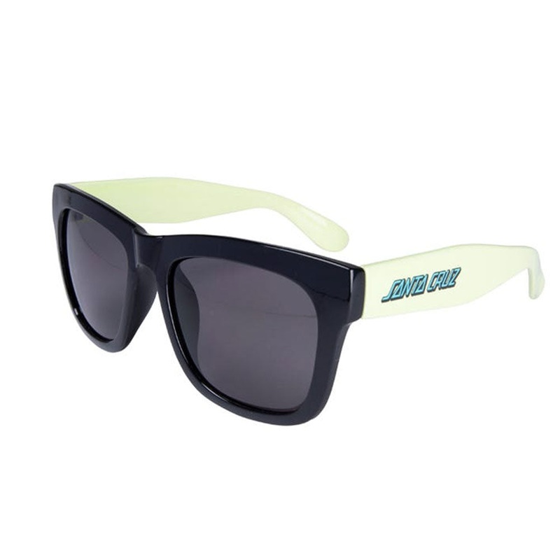 Santa Cruz Womens Strip II Sunglasses - Black/Green