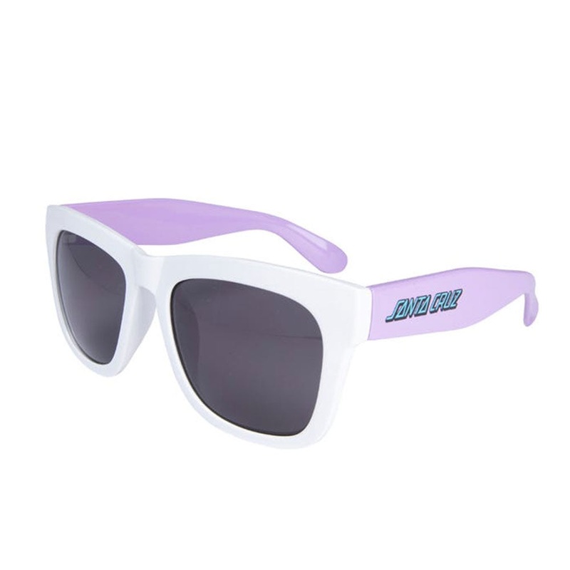 Santa Cruz Womens Strip II Sunglasses - White/Orchid