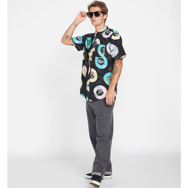 Volcom V Entertainment Short Sleeved Shirt - Black
