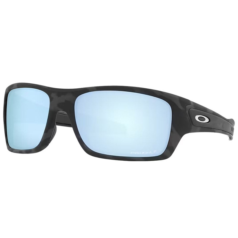 Oakley Turbine Matte Black Camo With Prizm Deep Water Polar Lens