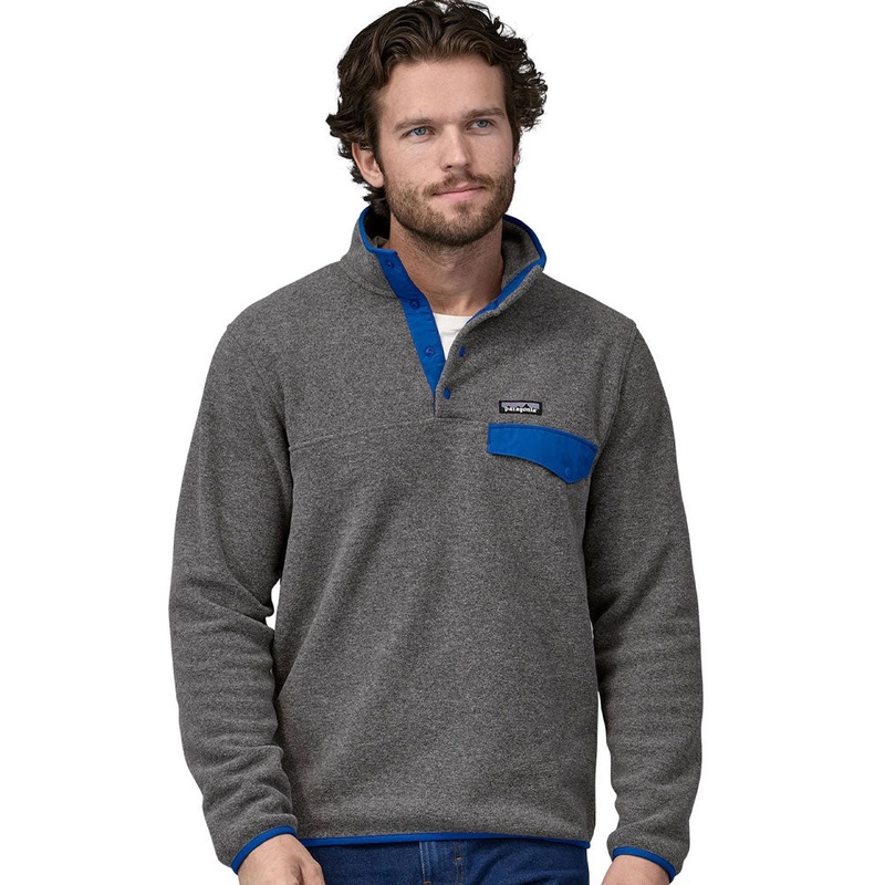 Patagonia Lightweight Synch Snap T P/over - Nickel W/Passage Blue