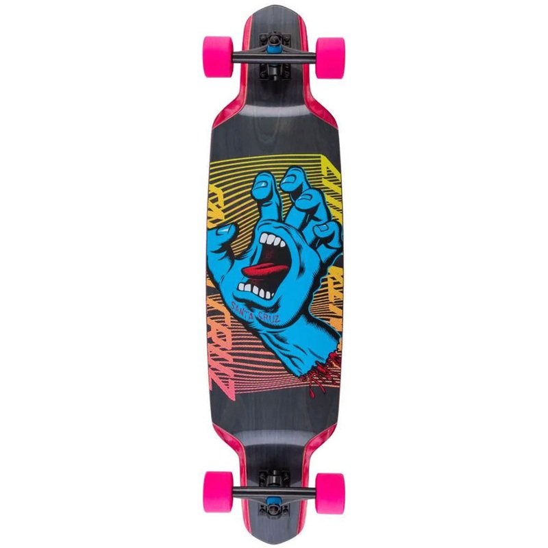 Santa Cruz Split Hand Drop Down Longboard