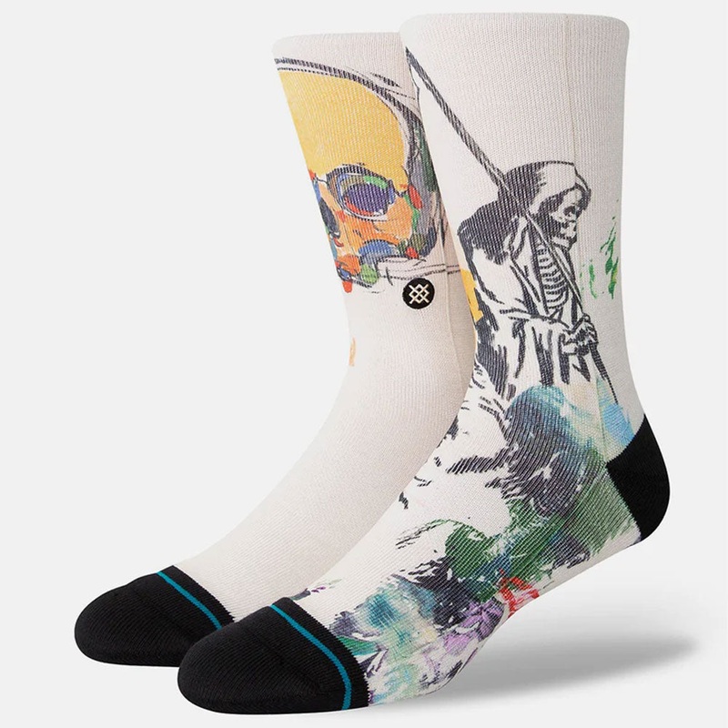 Stance Sickle Socks - Vintage White