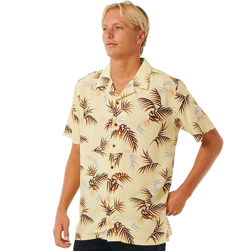 Rip Curl Surf Revival Floral Shirt - Vintage Yellow