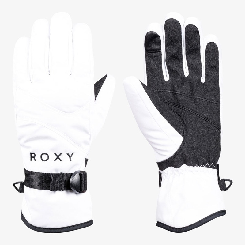 Roxy Jetty Solid Ski/Snowboard Mittens - White