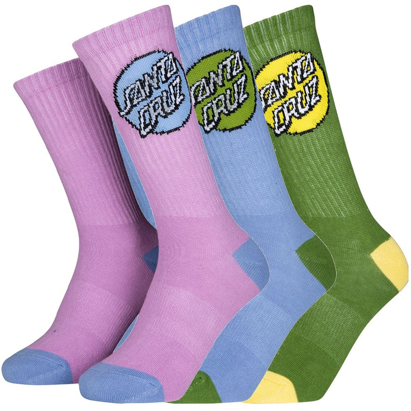 Santa Cruz Ladies Pop Dot Socks (3 Pack) UK 4-7