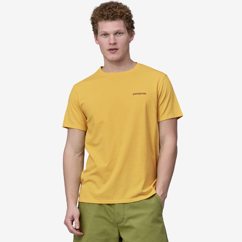 Patagonia Fitz Roy Icon Responsibili-Tee - Milled Yellow