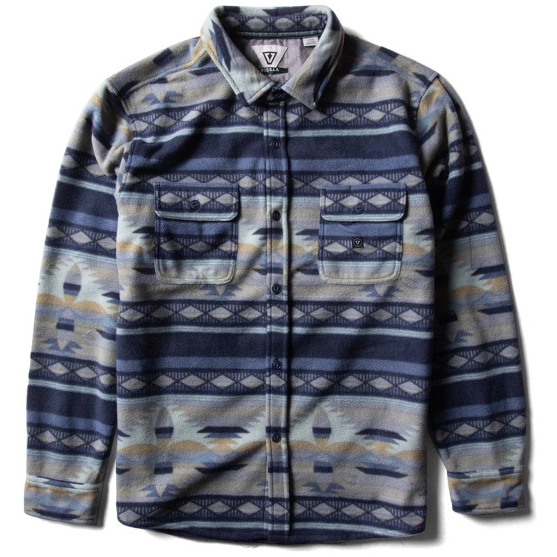 Vissla Eco-zy Long Sleeve Polar Flannel Shirt