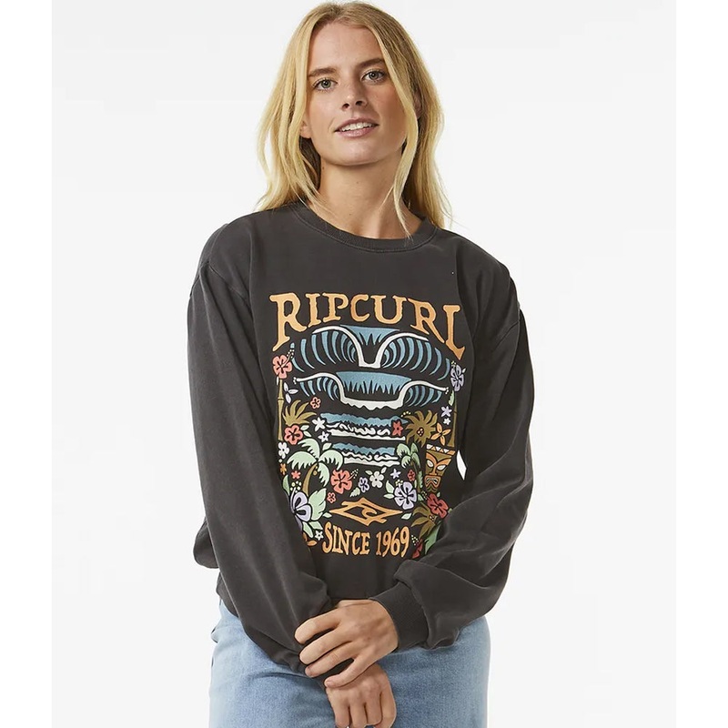 Rip Curl Womens Tiki Tropic Relaxed Crew