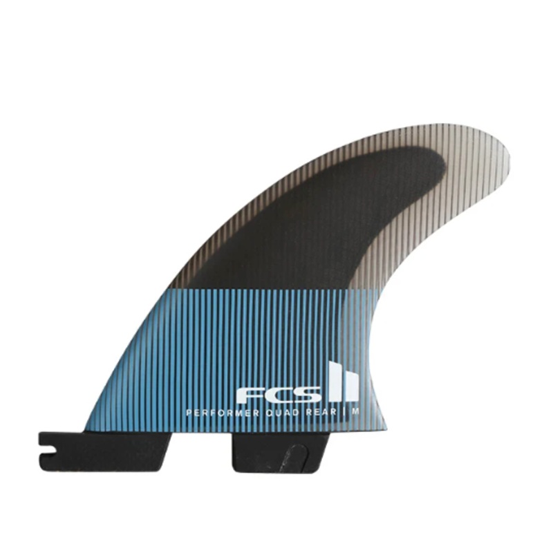 FCS II Performer Quad Rear Fin Set - Tranquil Blue