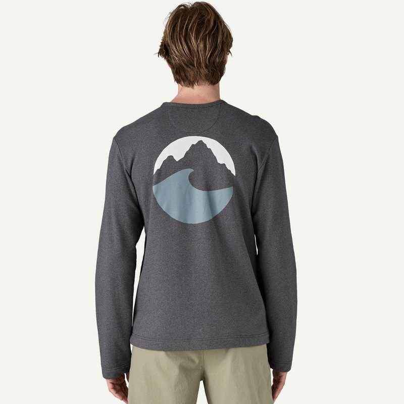 Patagonia LW Applied Imagination Wildrise Sweatshirt - Ink Black