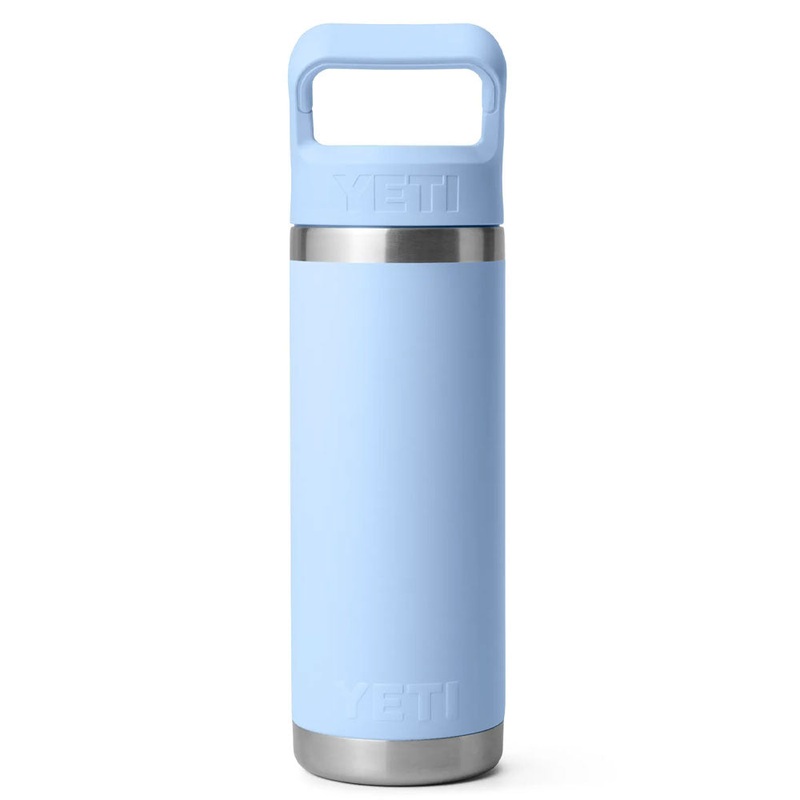 Yeti Rambler 18oz Colour Straw Bottle - Big Sky Blue