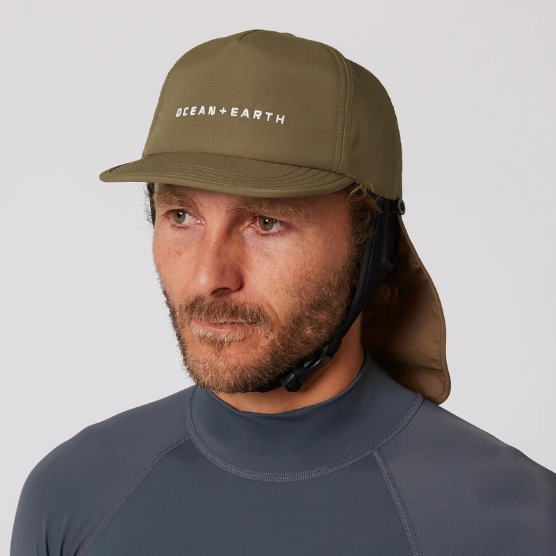 Bingin Soft Peak Surf Hat - Olive