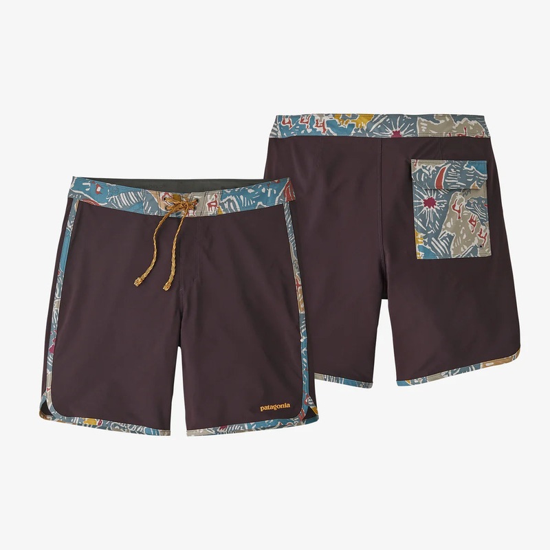 M'S HYDROPEAK SCALLOP B/SHORTS - OBSIDIAN PLUM