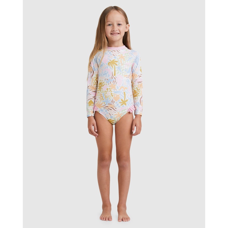 TODDLER BEACH PARTY 1 PIECE SUNSHIRT