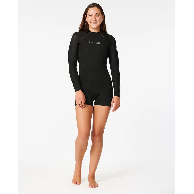 WOMEN'S D/PATROL 2MM L/SL SPRING - BLACK