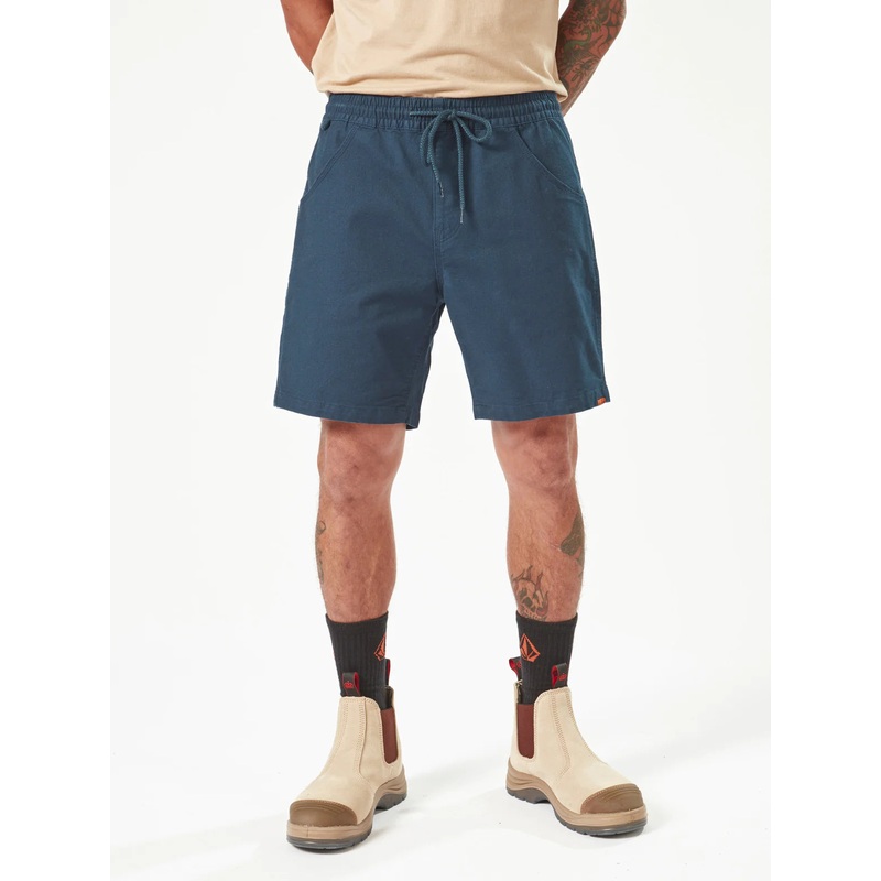 CALIPER ELASTIC WAIST SHORT 17" - NAVY