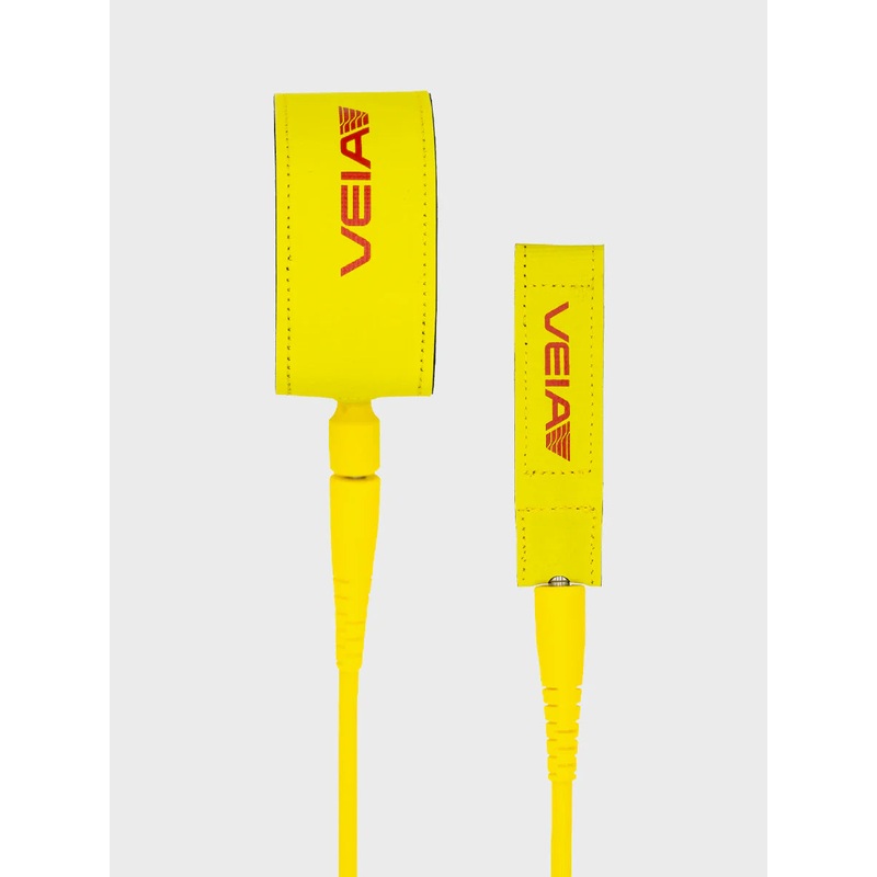 John John Florence 6' Standard 7.5mm Leash - Yellow/Red