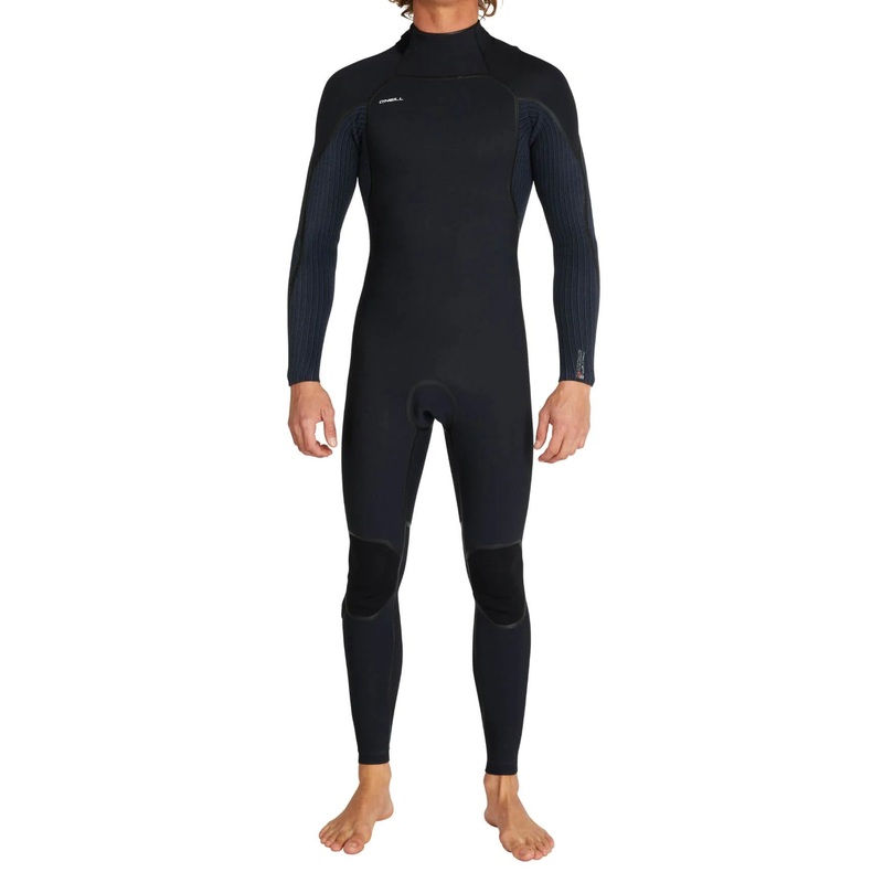 Men's HyperFire 3/2mm Steamer Back Zip Wetsuit - Black