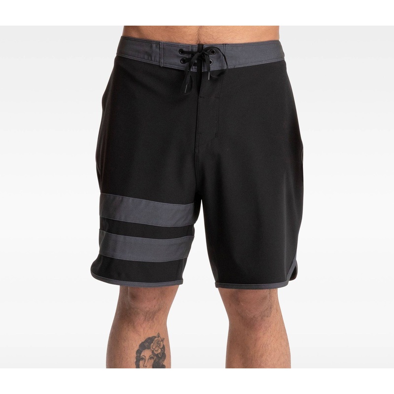 PHANTOM BLOCK PARTY BOARDSHORT - BLACK