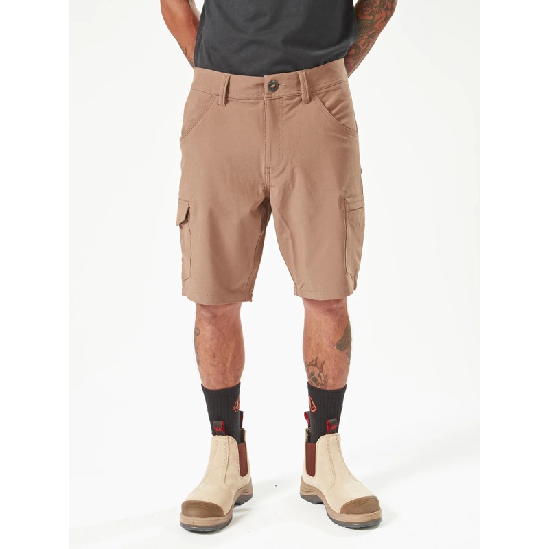 WORKWEAR SLAB HYBRID SHORT 20" - BRINDLE