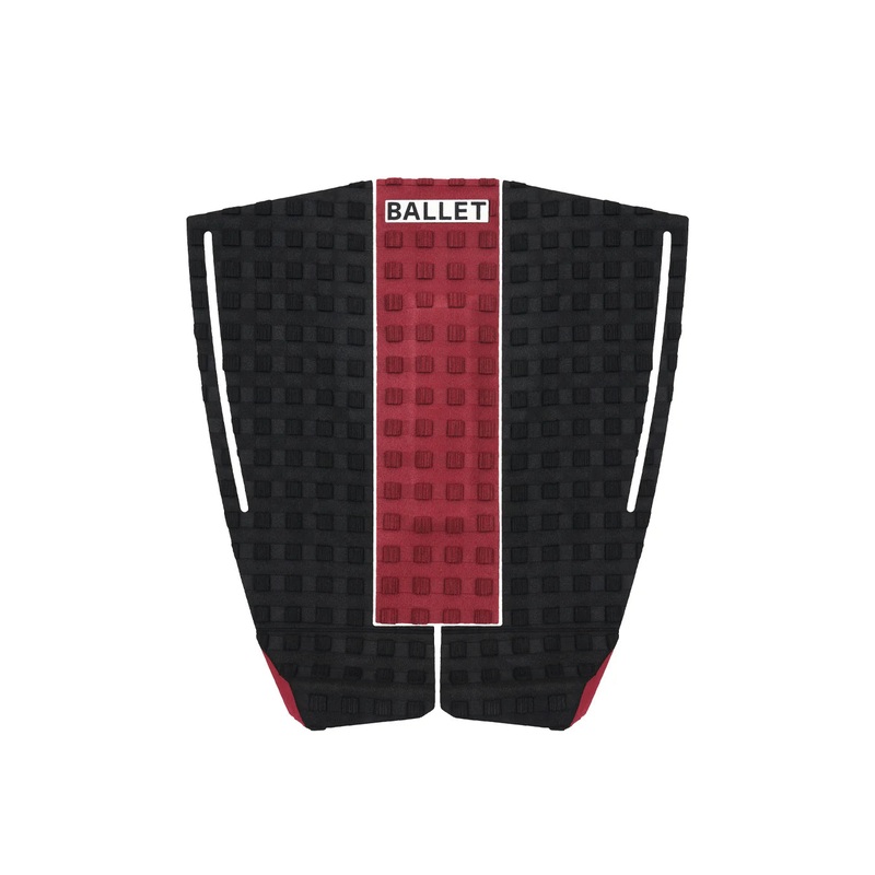 ANTI-SLIP 3 PIECE PAD - BLACK/BURGUNDY