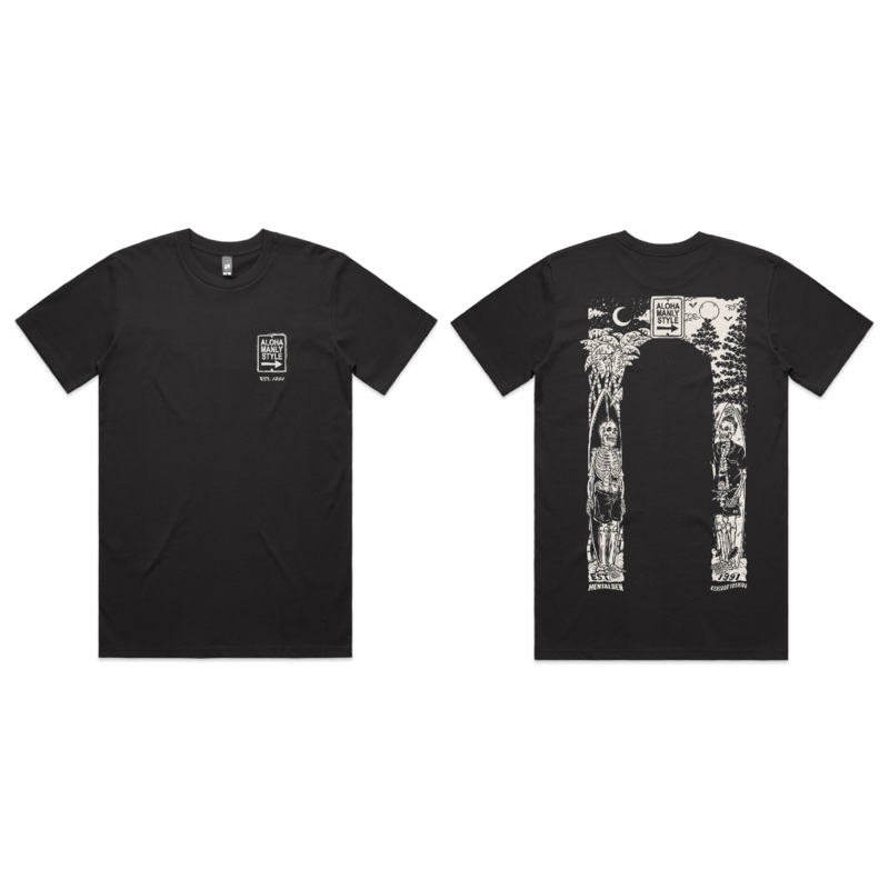 BENNY x KENNY SHOP TEE - COAL