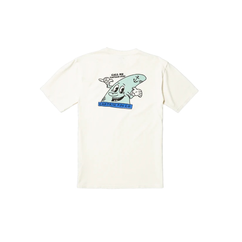 CAPTAIN FUN SHORT SLEEVE TEE - VINTAGE WHITE