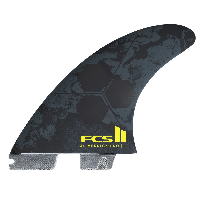 FCS II AL MERRICK PG PRO TRI FIN SET - BLACK/ACID