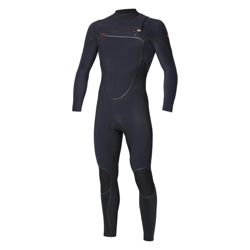 HyperFire X 3/2mm Steamer Chest Zip Wetsuit - Black
