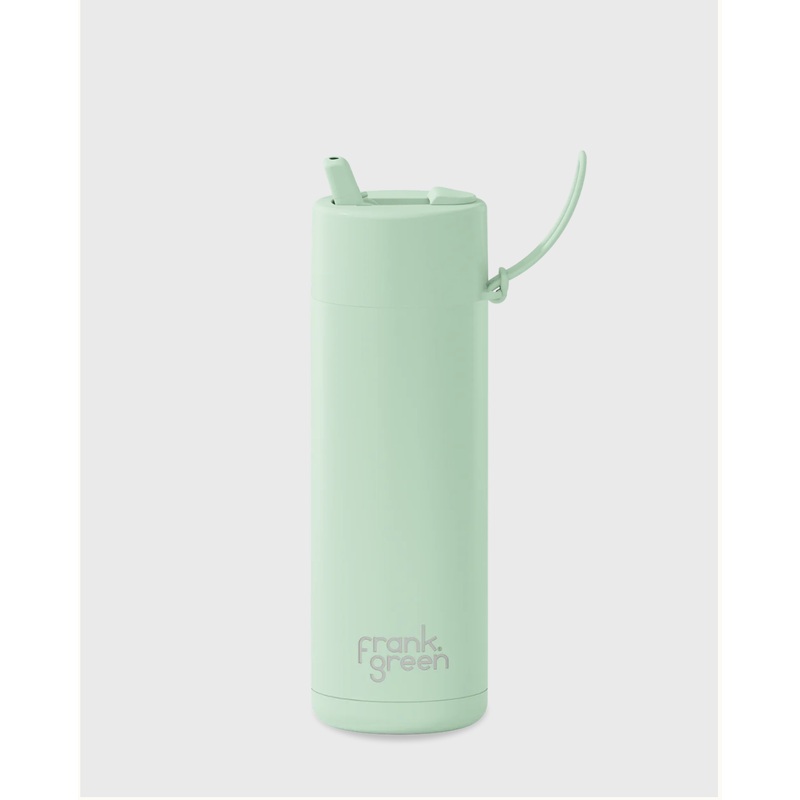 20oz SS Ceramic Reusable Bottle Straw Lid