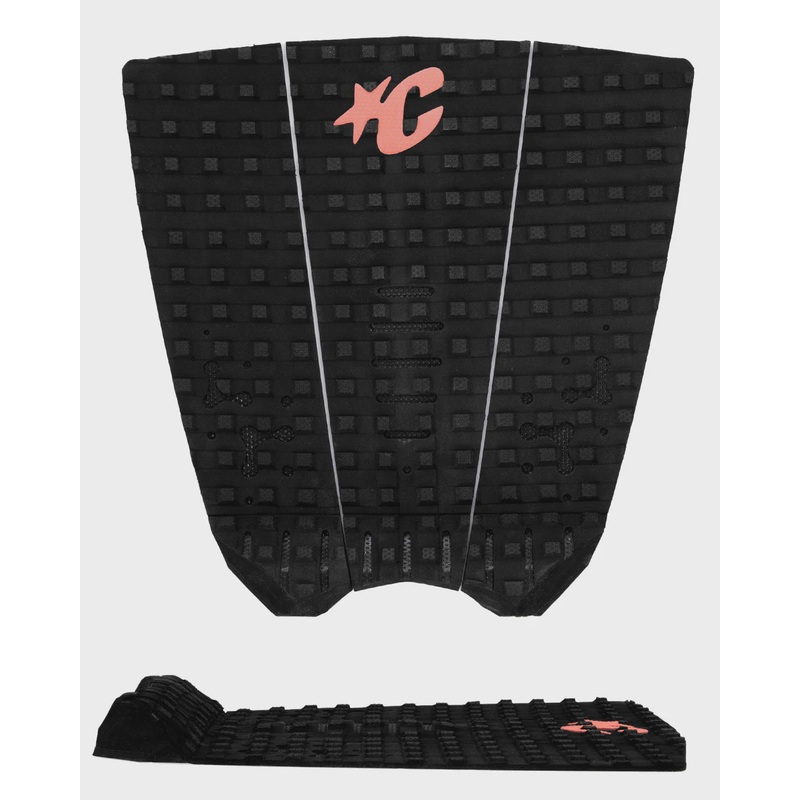 MICK FANNING GRIP - BLACK FLURO RED