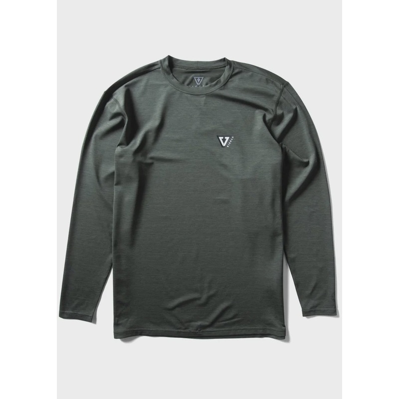 TWISTED ECO LS LYCRA - MILLITARY HEATHER