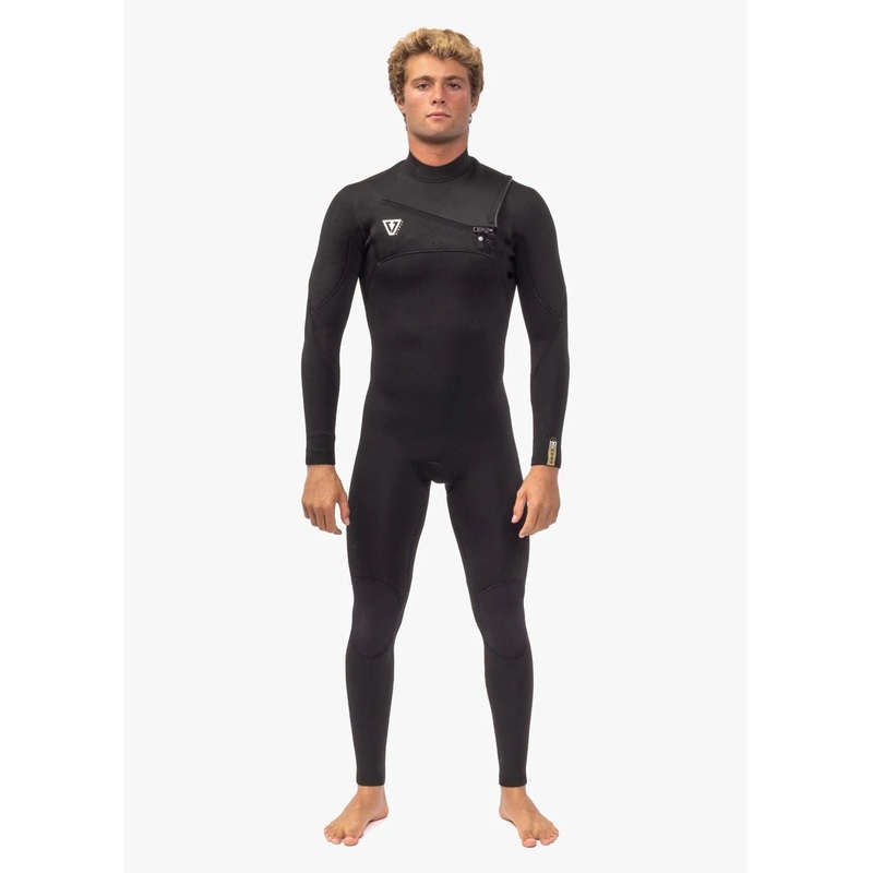 7 Seas Comp 3-2 Full Chest Zip - Black 2