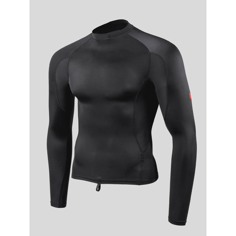 LONG SLEEVE RASHGUARD - BLACK