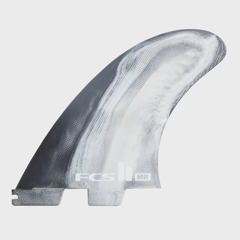 MR Twin+1 PC M-L Black/White Swirl Retail Fins