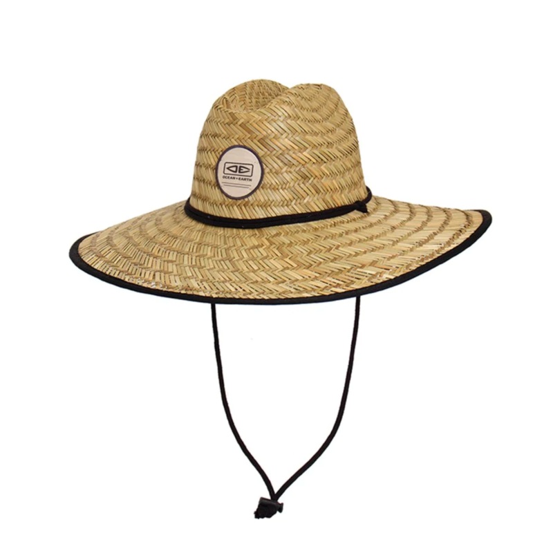 MENS BIG BRIM CANE HAT