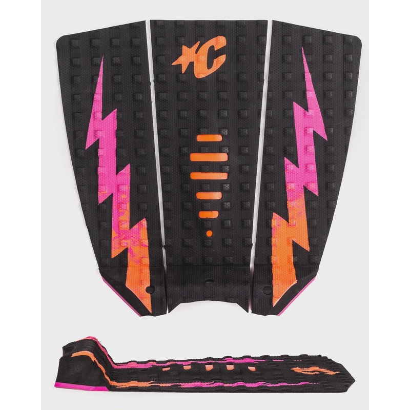 MICK EUGENE FANNING LITE GRIP - BLACK FLURO RED FADE