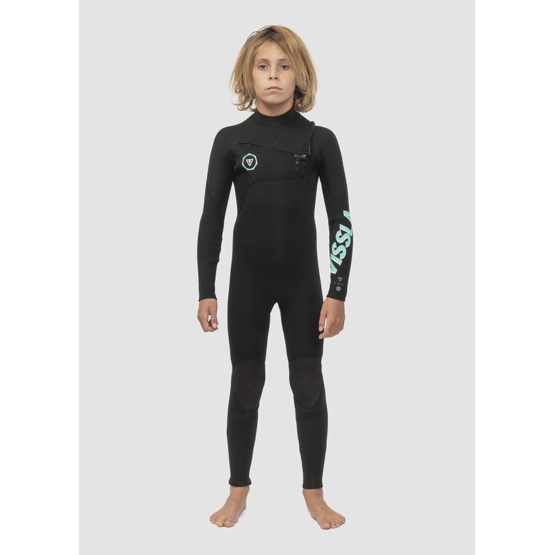 7 Seas Boys 4-3 Full Chest Zip - Black