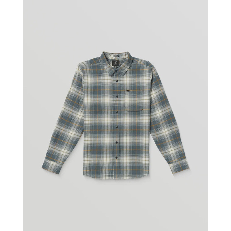 Caden Plaid Long Sleeve Shirt - Dark Slate