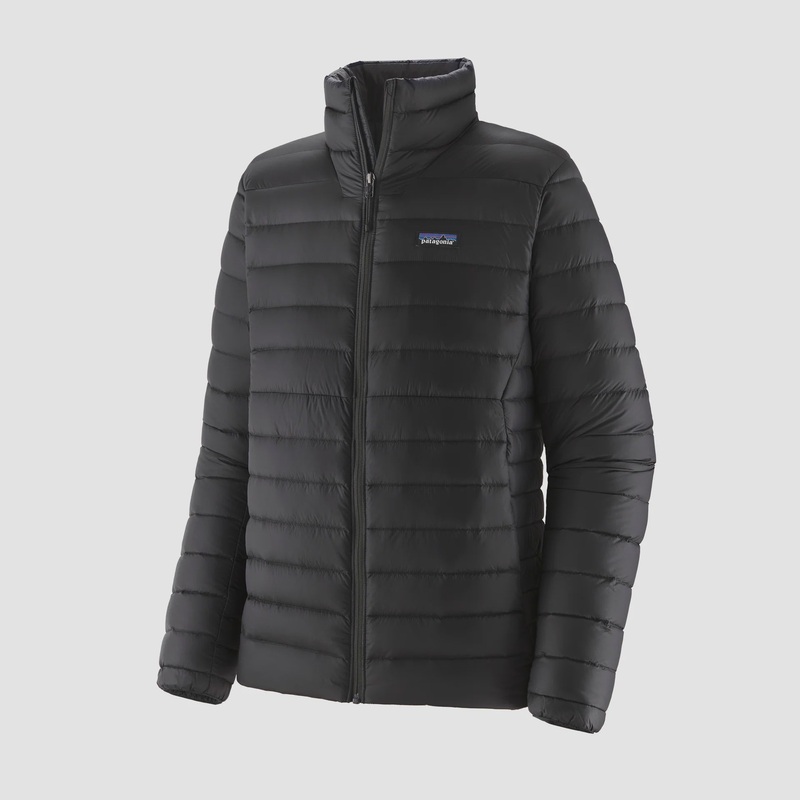 Men's Down Sweater Jacket - Black
