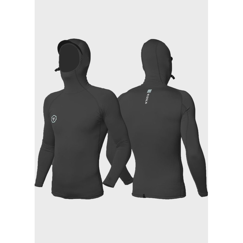 Warm Seas Eco Hooded Lycra - Black