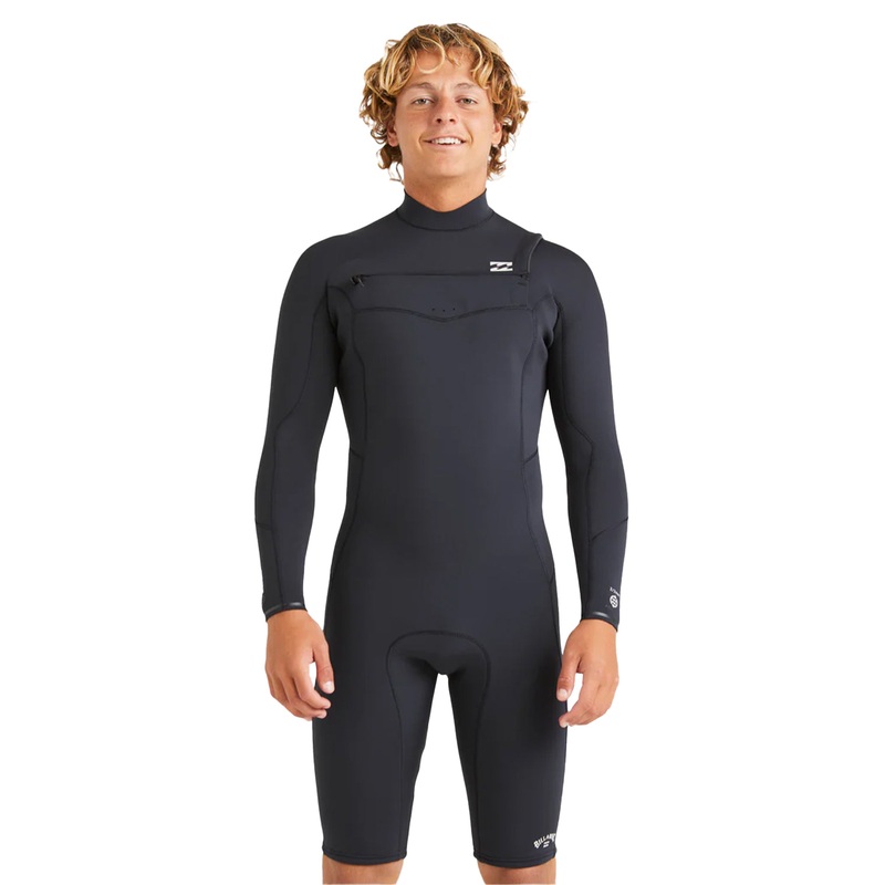Billabong Mens 2/2mm Absolute Natural Chest Zip Long Sleeve Springsuit