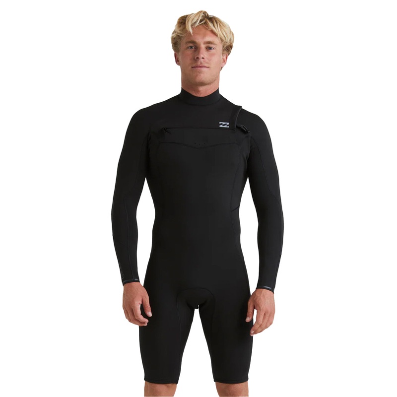Billabong Mens Revolution Natural Chest Zip Long Sleeve Springsuit
